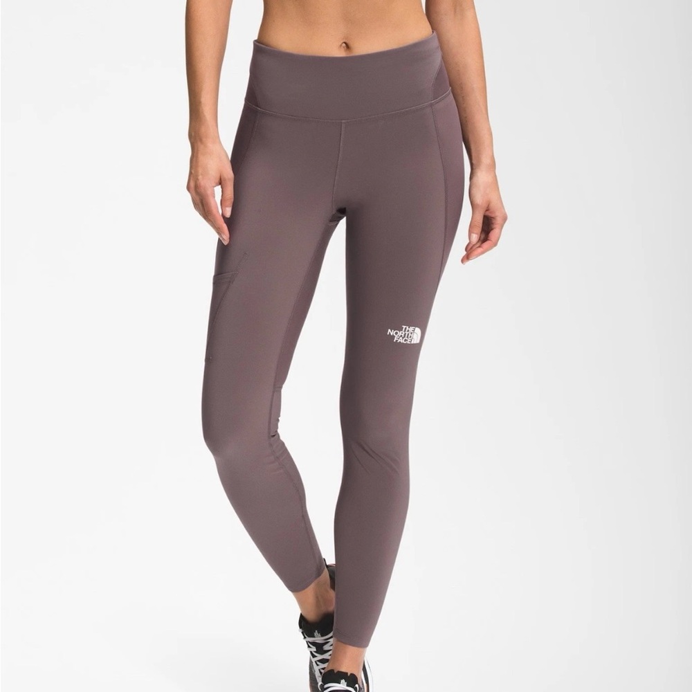 NWT The North Face Women's High Rise Winter Warm Tights Graphite Purple Size XS